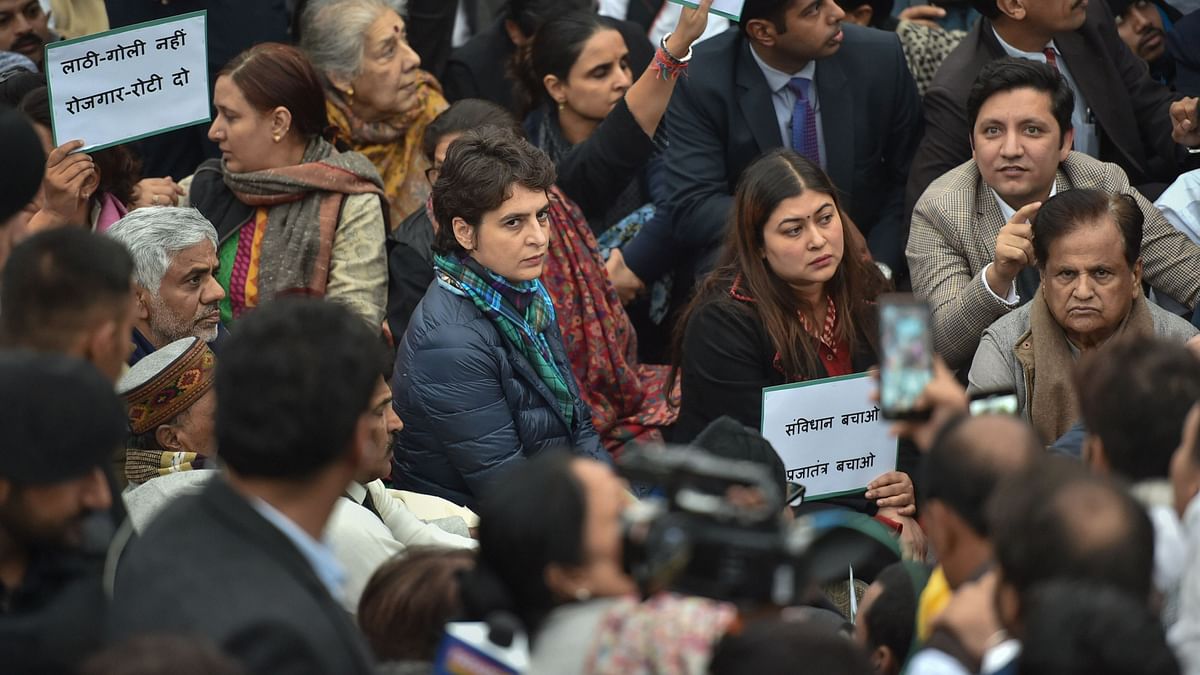CAA, NRC ‘Anti-Poor’: Priyanka Gandhi at India Gate Protest