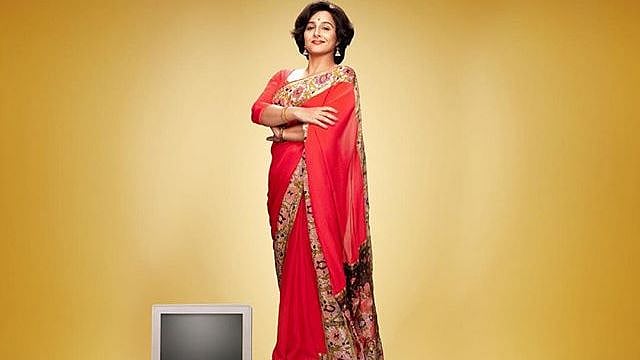 Vidya Balan as Shakuntala Devi in the film. 