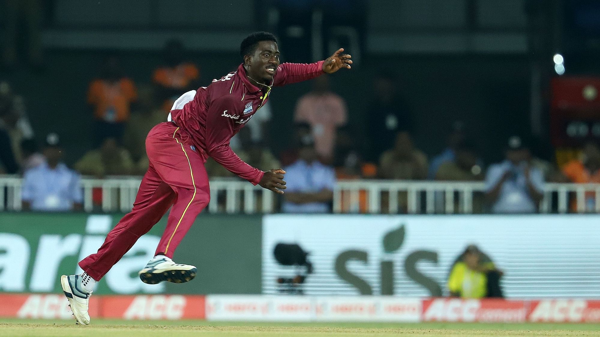 Hayden Walsh Jr. bowled an impressive 2/28 in the second T20I between India and West Indies.