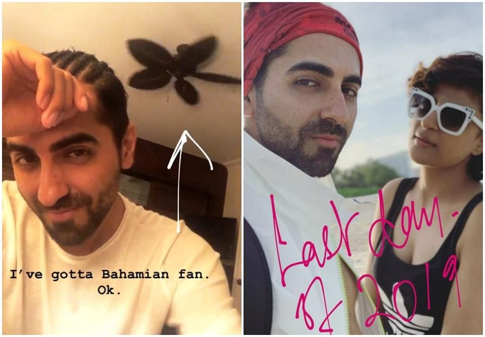 Ayushmann to took Instagram to share some videos. 
