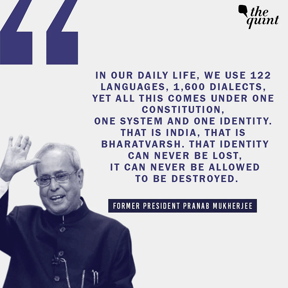 ‘Media Should Not Become Govt’s Mouthpiece,’ Says Pranab Mukherjee
