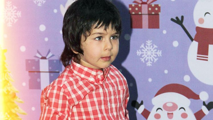 Taimur Ali Khan at Arpita Khan’s Christmas party