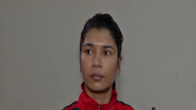 Former junior world champion Nikhat Zareen defeated reigning national champion Jyoti Gulia in the prelimnary bout of the 51kg category.