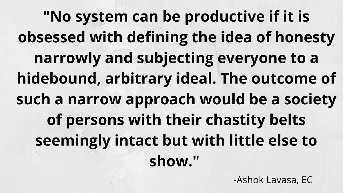‘Honesty Always Comes With a Price,’ Writes EC Ashok Lavasa