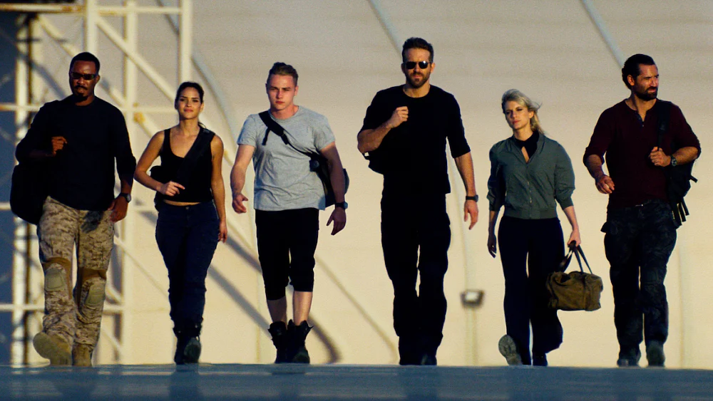The team of six actors seem to be expected to focus on the action in the film.