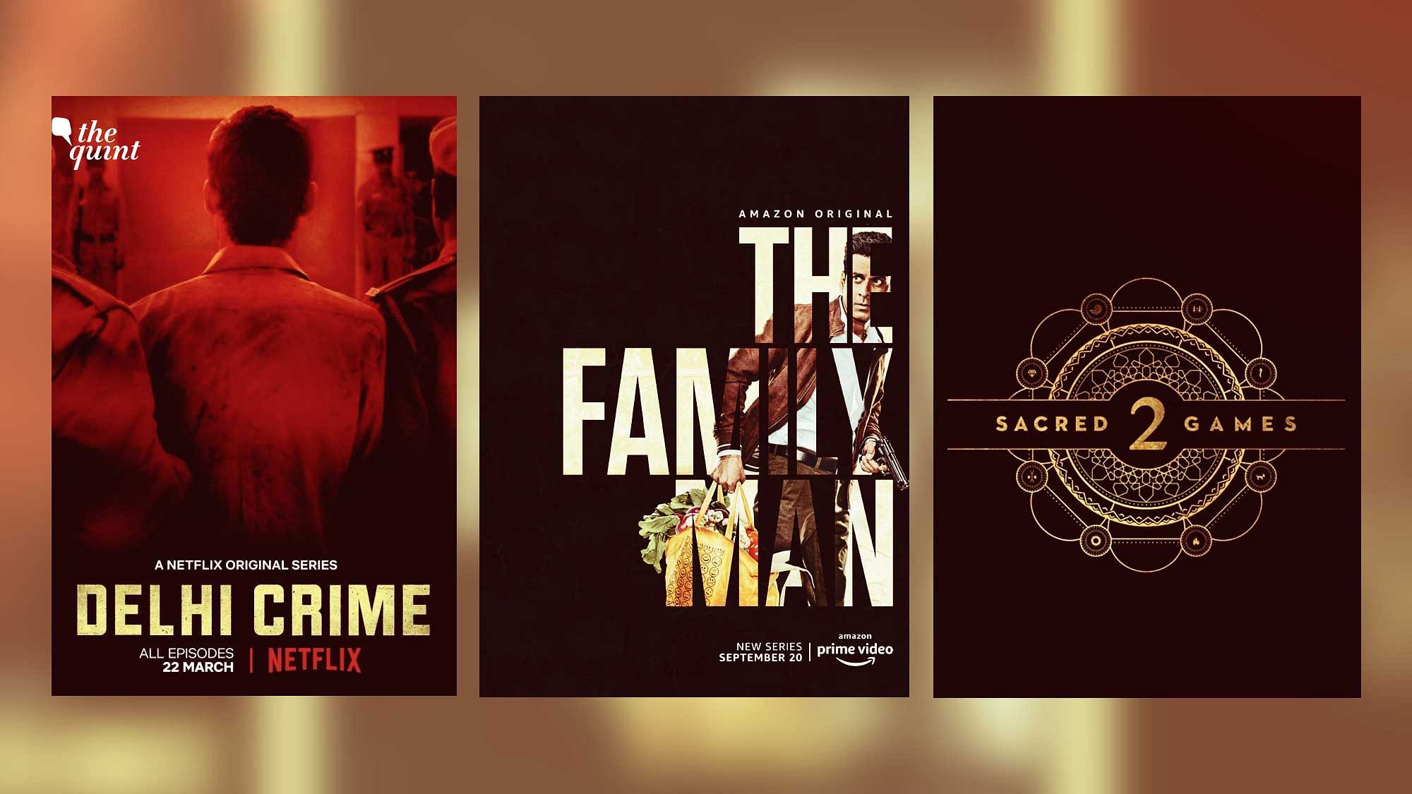 <i>Sacred Games 2 </i>and <i>The Family Man </i>are among the top10 Indian web series released in India in 2019.