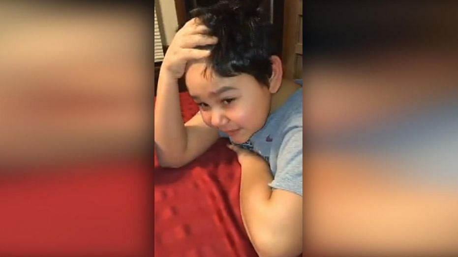 9 year old boy having his last chemotherapy pill and crying tears of joy is going viral