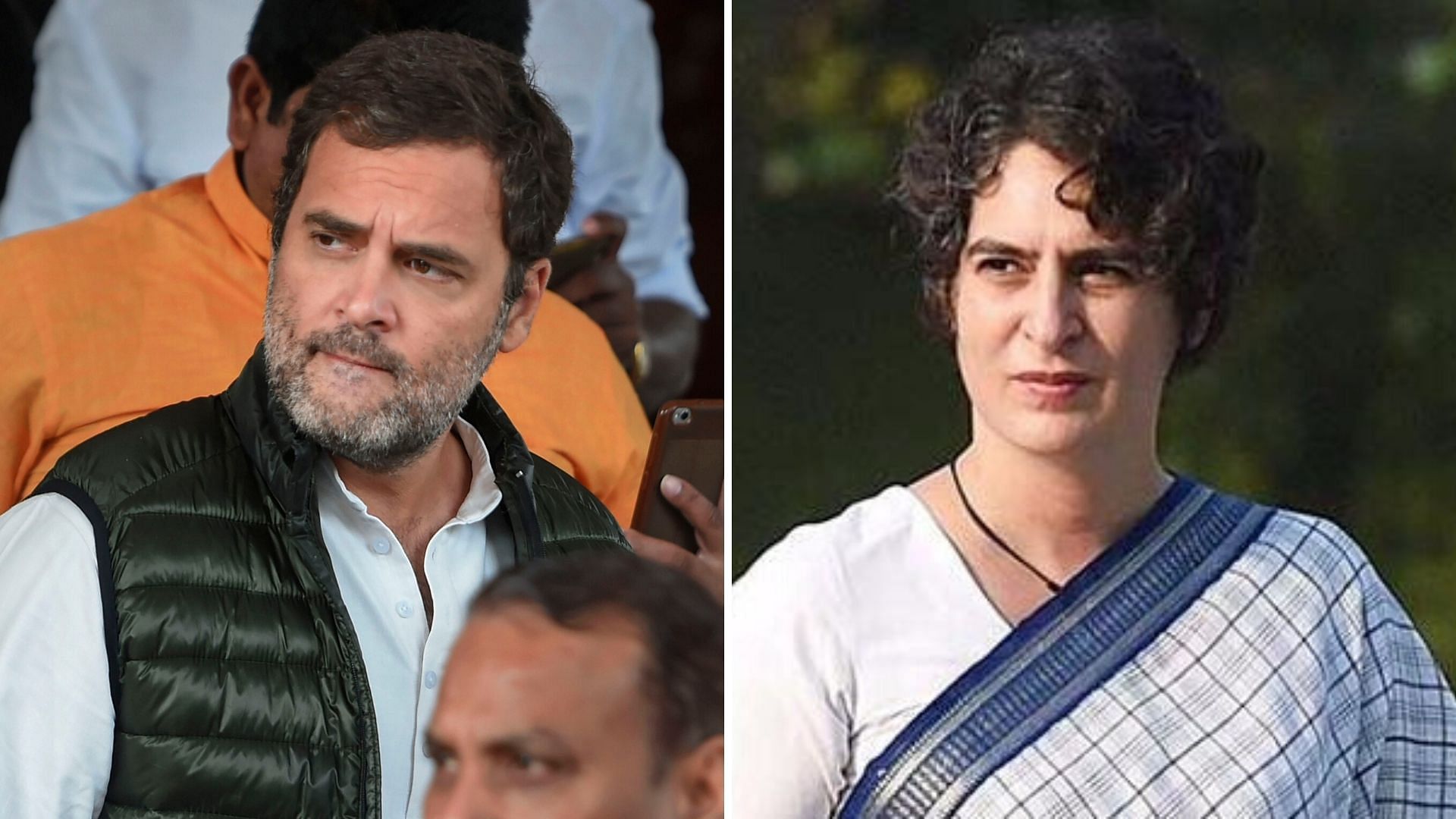 Rahul Gandhi and Priyanka Gandhi.&nbsp;