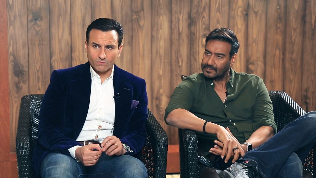 Saif and Ajay talk about their upcoming film ‘Tanhaji: The Unsung Warriror’.&nbsp;