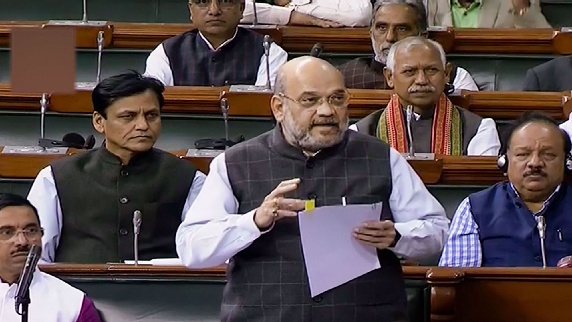 Home Minister Amit Shah rejected the opposition’s charge of political vendetta on the bill to amend the Act governing the elite-Special Protection Group. 