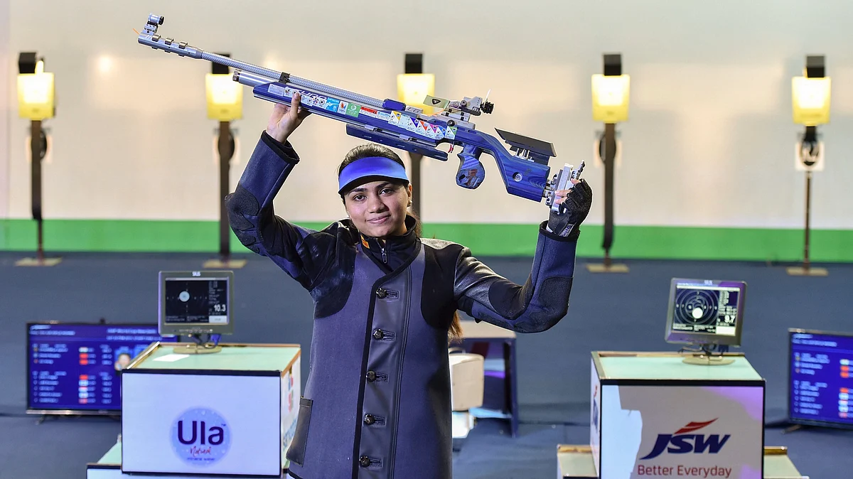 <div class="paragraphs"><p>File: Indian shooter Chandela shattered the world record on her way to the women’s 10m air rifle <a href="https://www.thequint.com/sports/olympic-sports/apurvi-chandela-shooting-world-cup-gold-medal-10m-air-rifle-world-record-new-delhi#gs.6YpPpKf0">gold</a> with an incredible sequence of scores in the ISSF World Cup.</p></div>