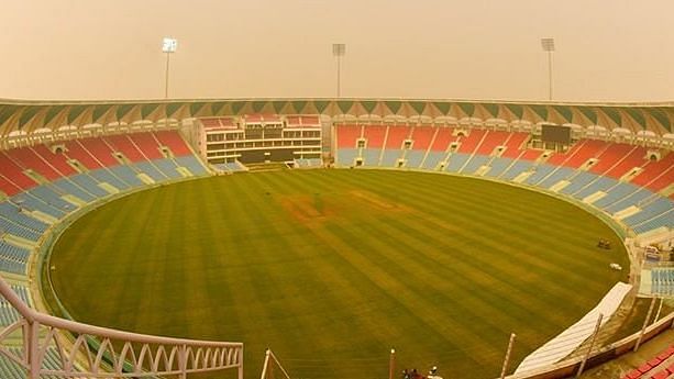 Ekana cricket stadium in Lucknow, Uttar Pradesh.
