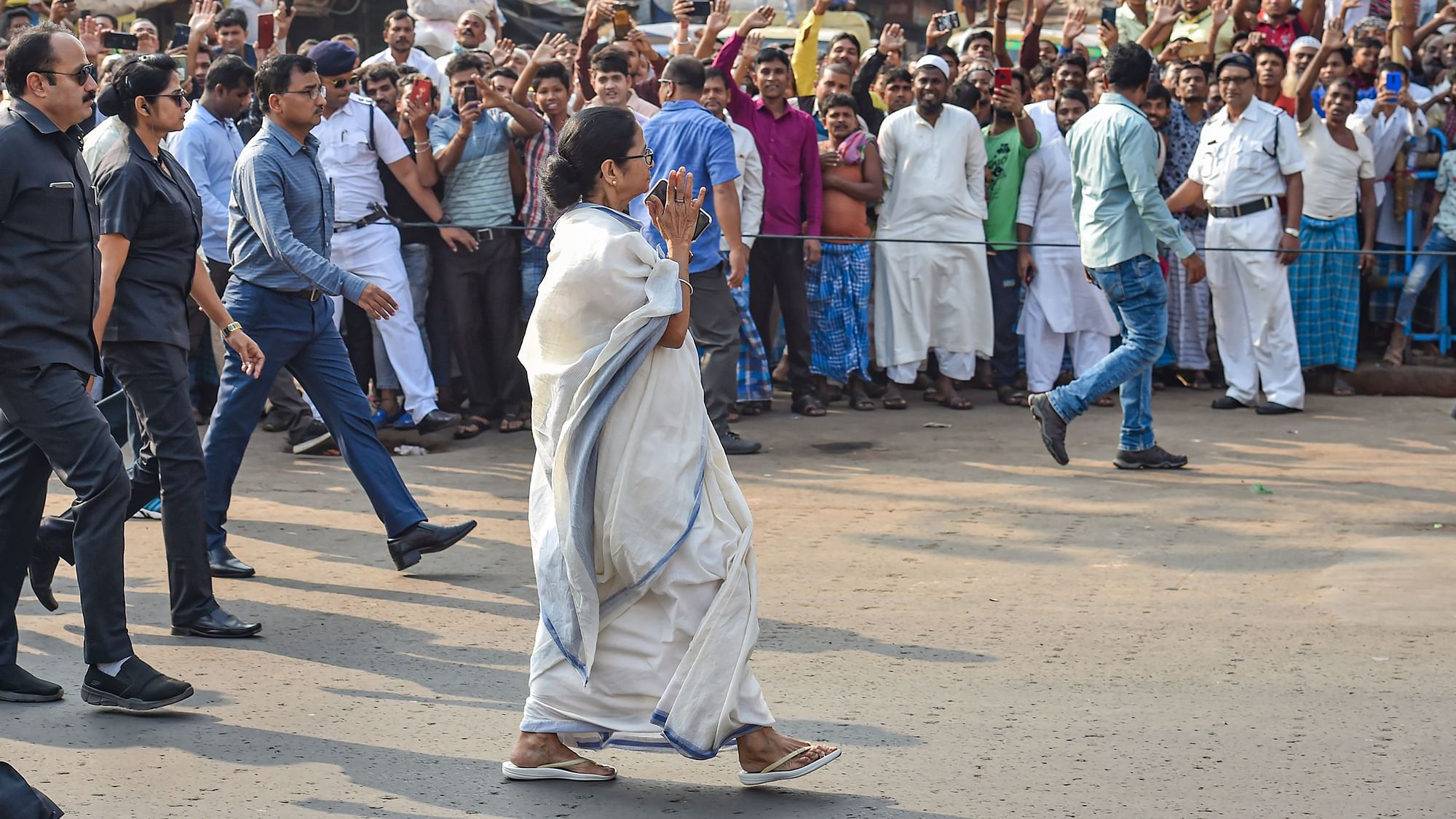 Chief minister Mamata Banerjee on Monday dared the BJP-led Centre to topple her government and imprison her.