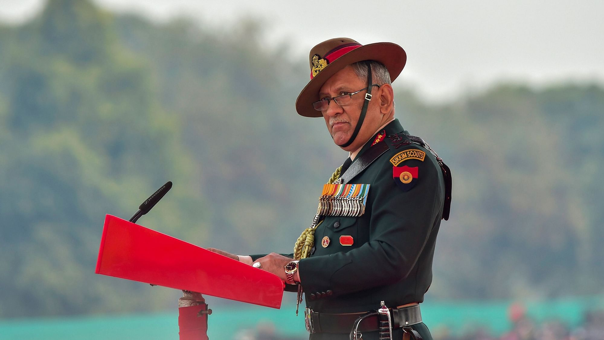 Army Chief Gen Bipin Rawat.&nbsp;