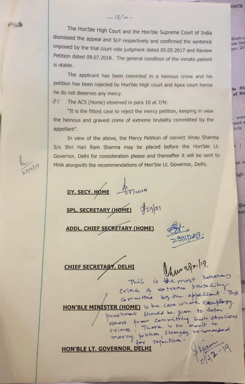 AAP, LG Want Kovind to Reject Nirbhaya’s Rapist’s Mercy Petition