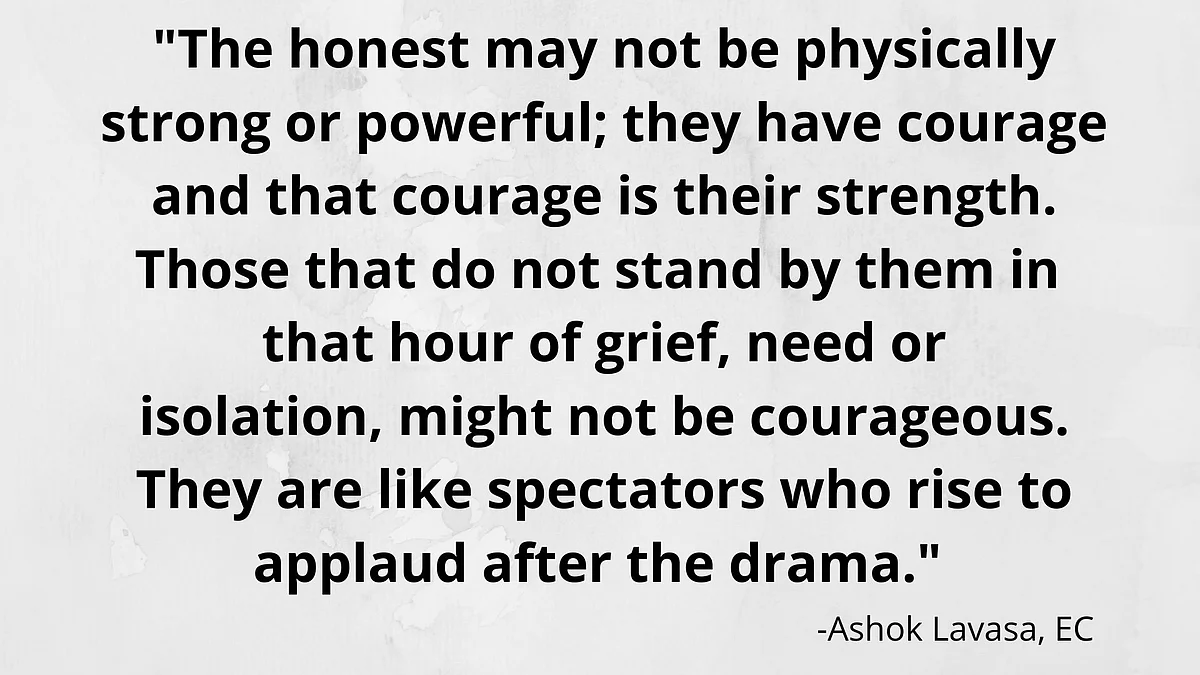 ‘Honesty Always Comes With a Price,’ Writes EC Ashok Lavasa