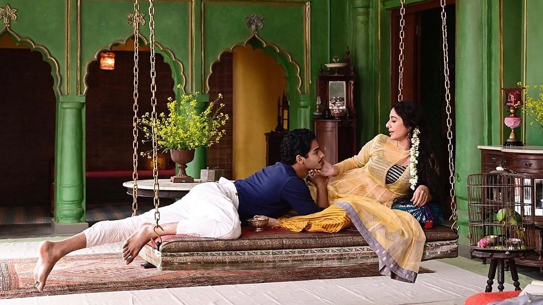 Ishaan Khatter and Tabu in a still from <i>A Suitable Boy</i>