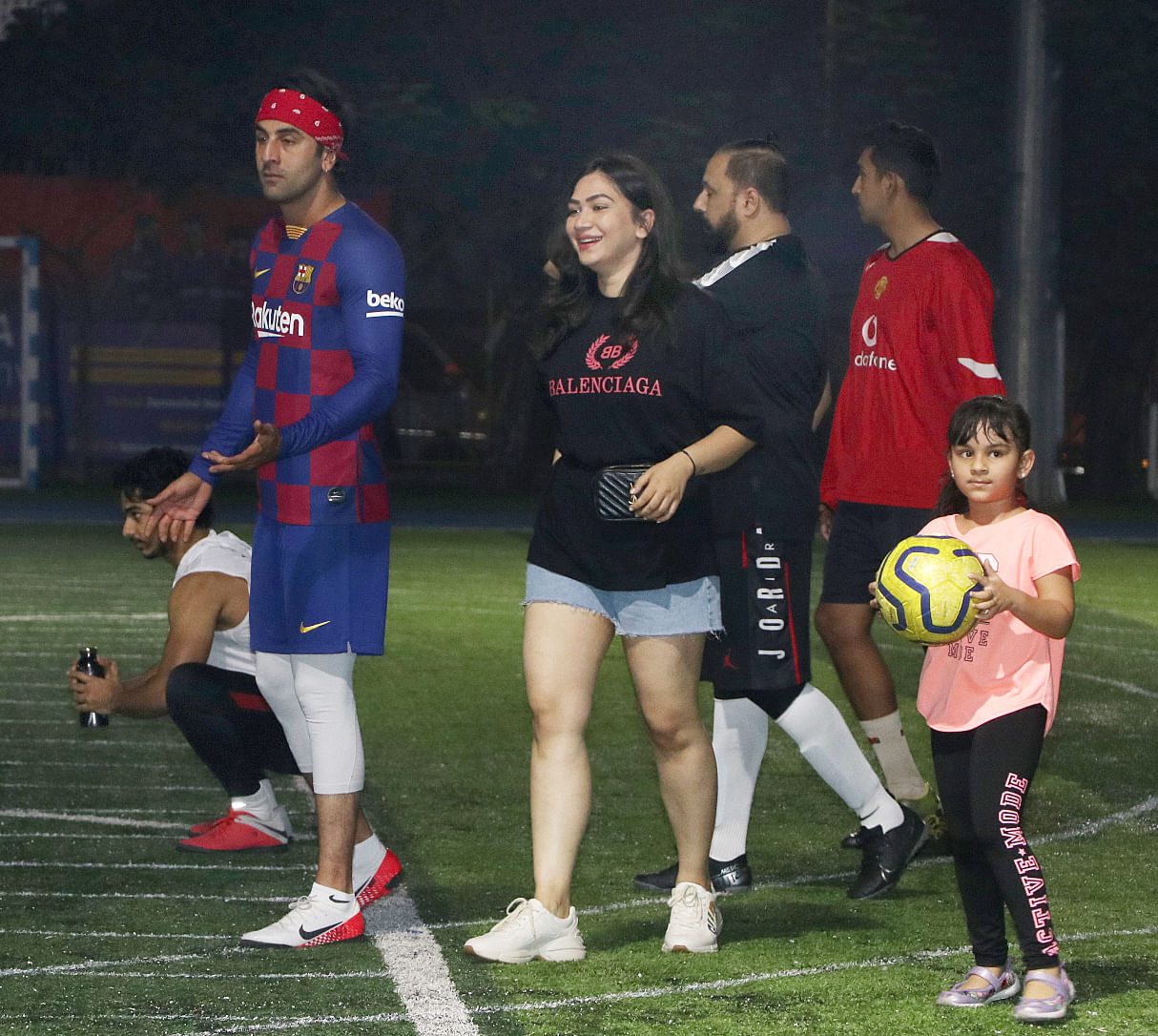 Ranbir Kapoor Ishaan Khatter Enjoy Sunday Football Match