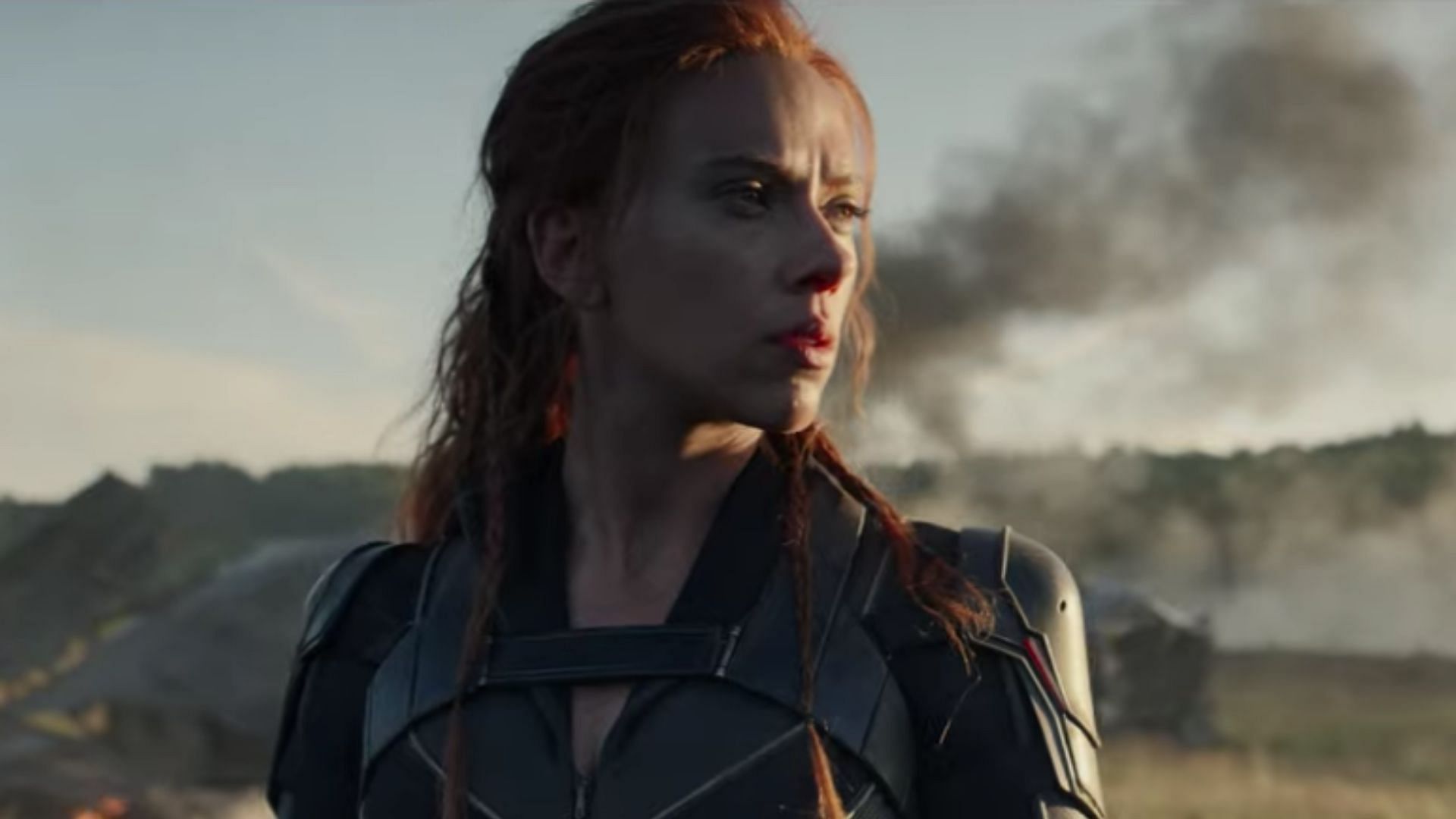 Scarlett Johansson as Russian assassin Natasha Romanoff in <i>Black Widow.</i>