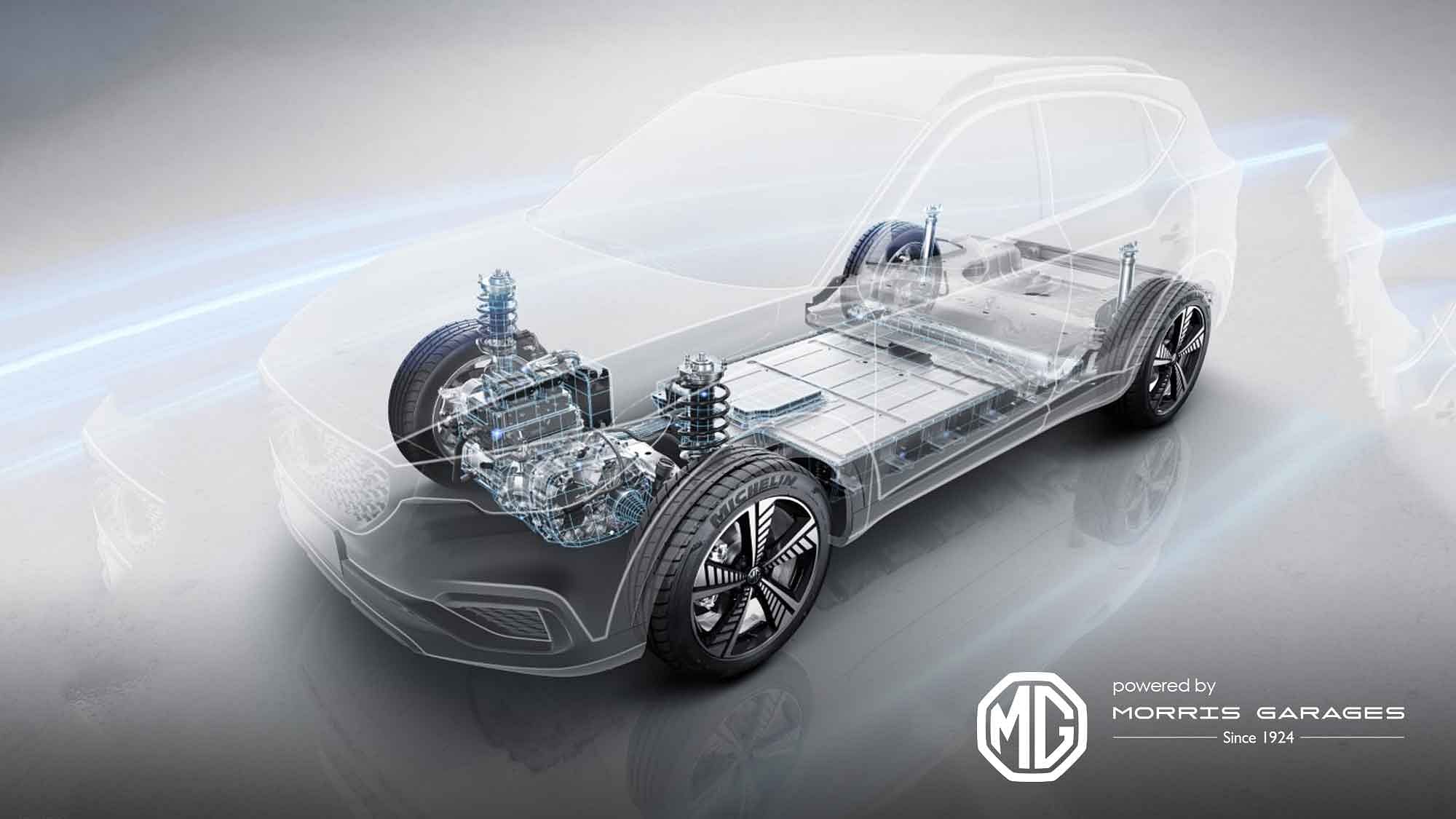 The international spec of the MG ZS EV is powered by a 44.5kWh lithium-ion battery 