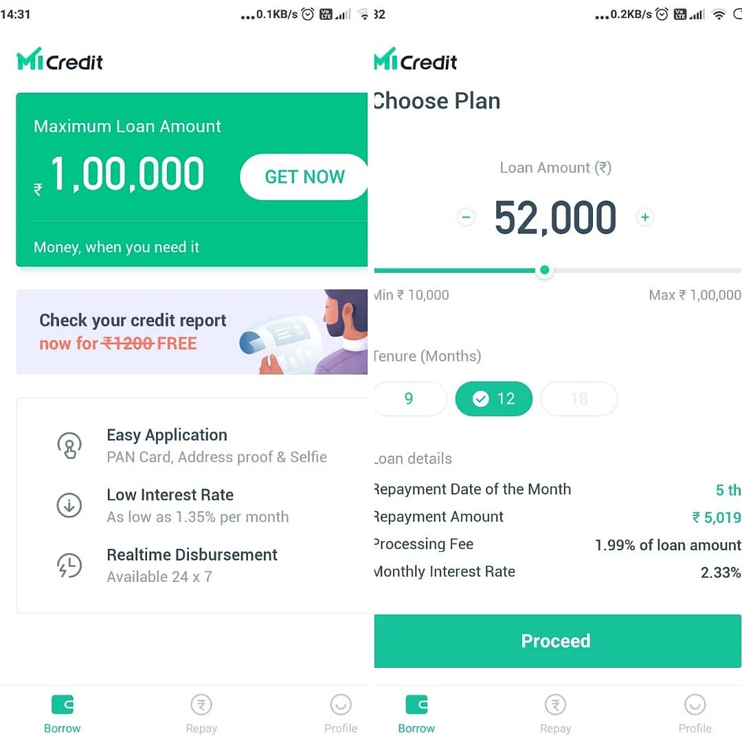 Xiaomi Offers Loan of Rs 1 Lakh via Mobile With Mi Credit in India
