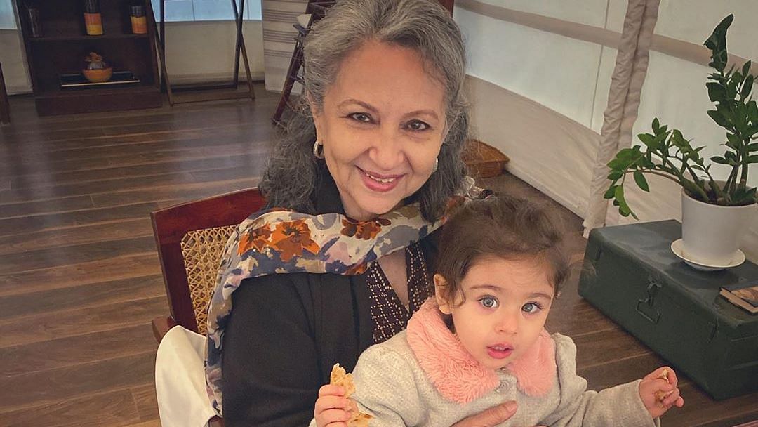 Sharmila Tagore celebrates birthday with granddaughter Inaaya Naumi.&nbsp;
