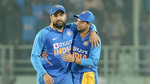 Stats Rohit Sharma Amp Kuldeep Yadav Break Big Records In