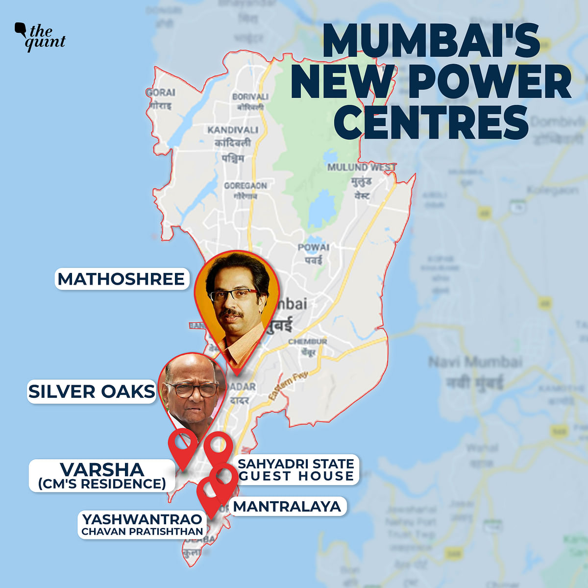 ‘Power’ has some new addresses in Maharashtra with the change of guard at the helm of the state.