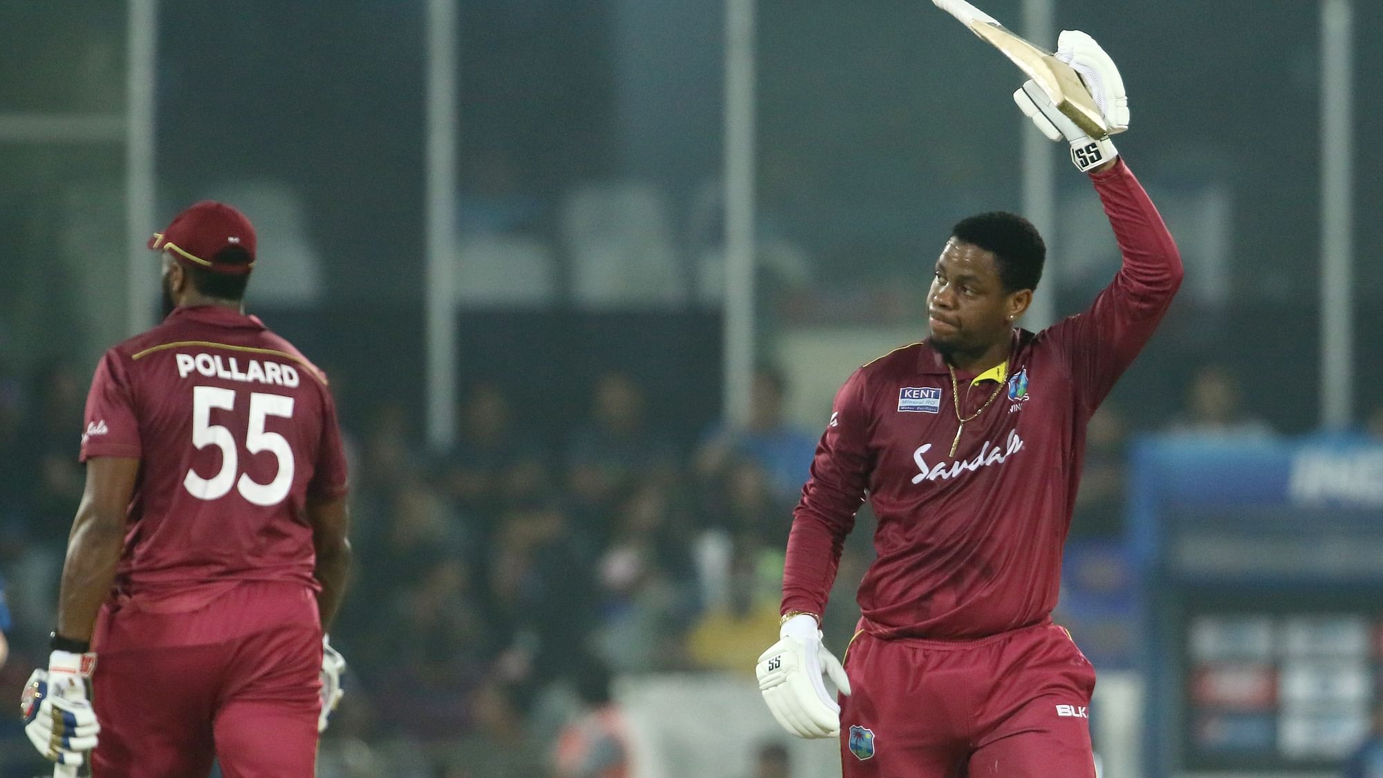 West Indies team produced a fine batting display to post a challenging 207 for 5 against India in the first T20 International.