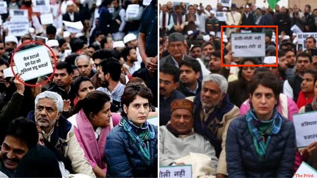 Side by side comparison of the two pictures.