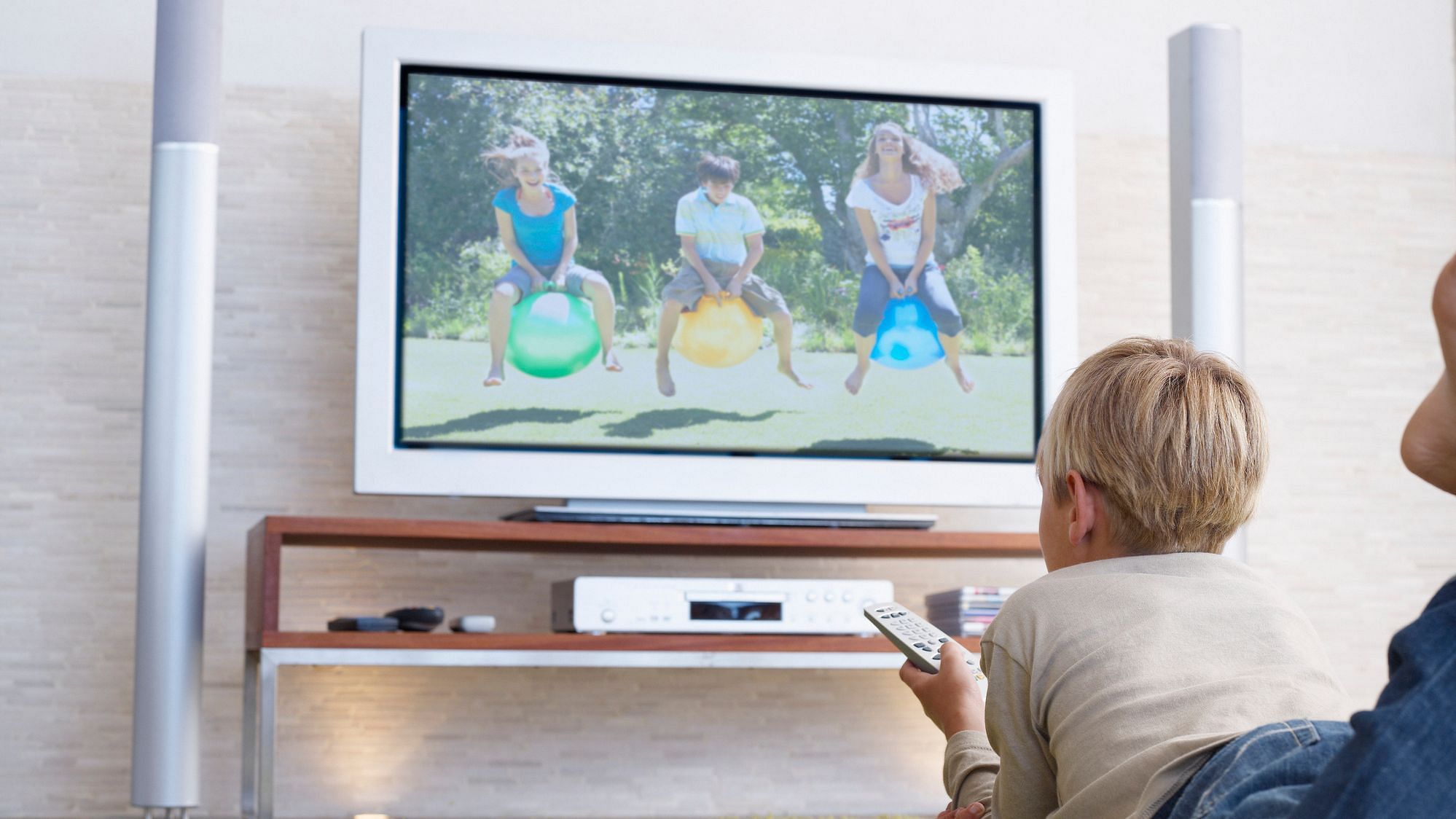 Children constantly sitting in front of the TV makes them lazy and inactive, according to the research.