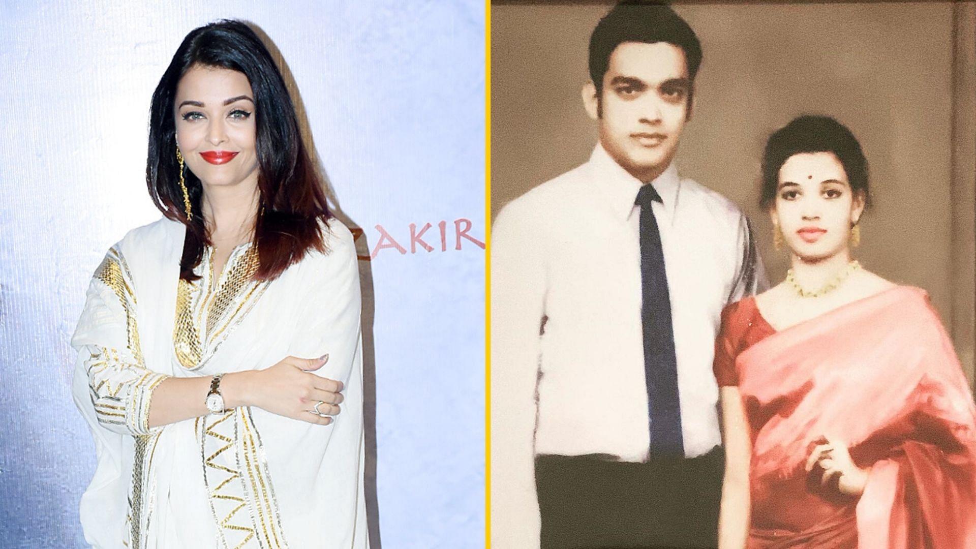 Aishwarya Rai honoured her parent’s 50th wedding anniversary with a throwback picture.