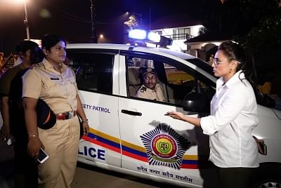 Rani Mukerji meets special night patrol police team