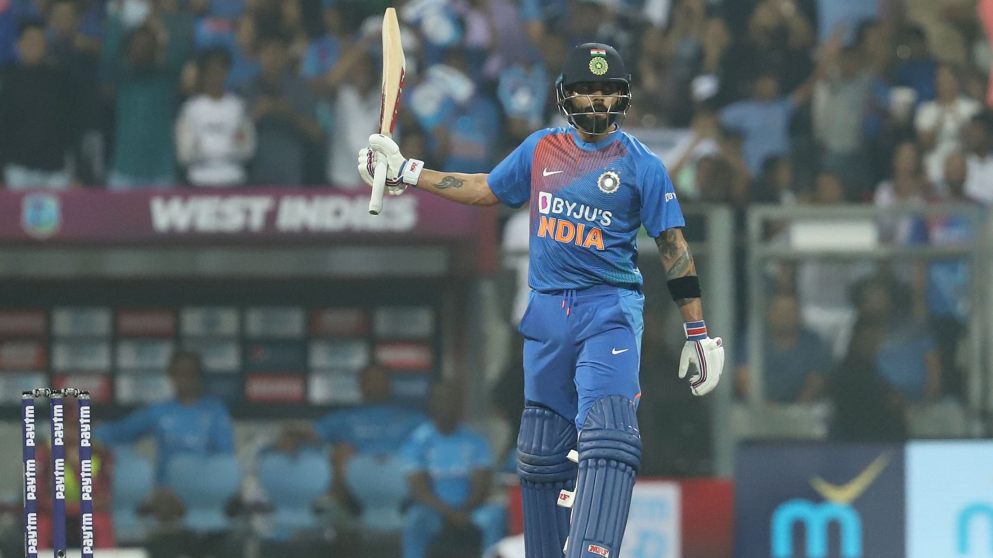  Kohli had seven sixes in his 29-ball-70 as India beat West Indies by 67 runs to win the three-match T20 series 2-1.