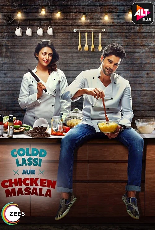 A poster for <i>Coldd Lassi Aur Chicken Masala.</i>