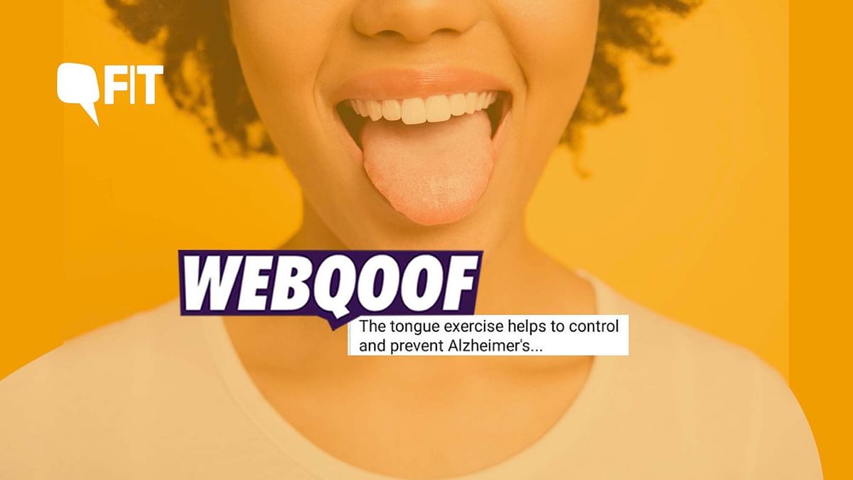 WebQoof:  Can Doing This Tongue Exercise Help Prevent Alzheimer’s?