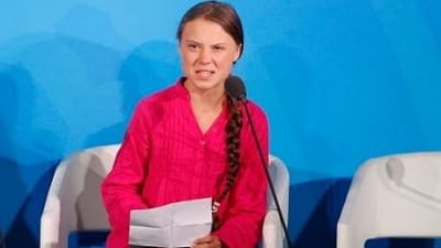 New York: Swedish teenage climate activist Greta Thunberg addresses during the Climate Action Summit 2019 at the 74th session of the UN General Assembly (UNGA 74) at United Nations on Sep 23, 2019.