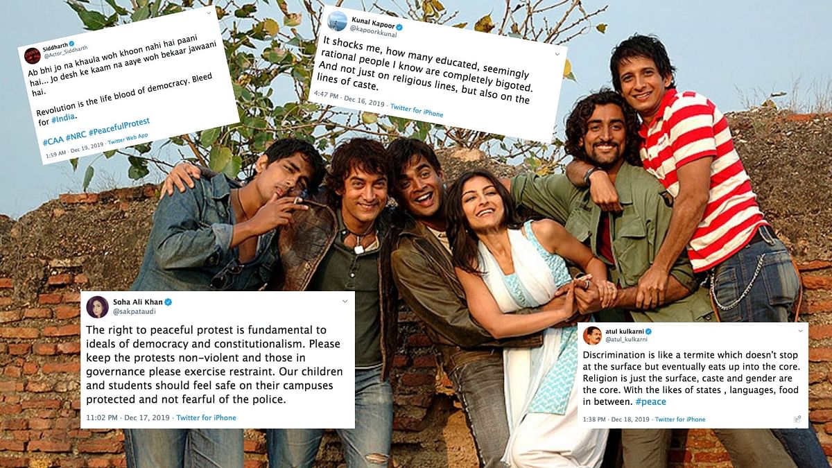 CAA Protests on Twitter Sees a ‘Rang De Basanti’ Reunion