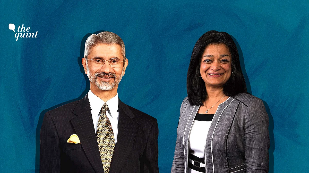 Image of MEA S Jaishankar & US Congresswoman Pramila Jayapal used for representational purposes.