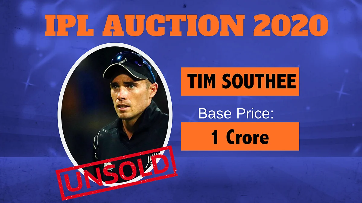IPL Auction 2020: Big Players Who Have Gone Unsold