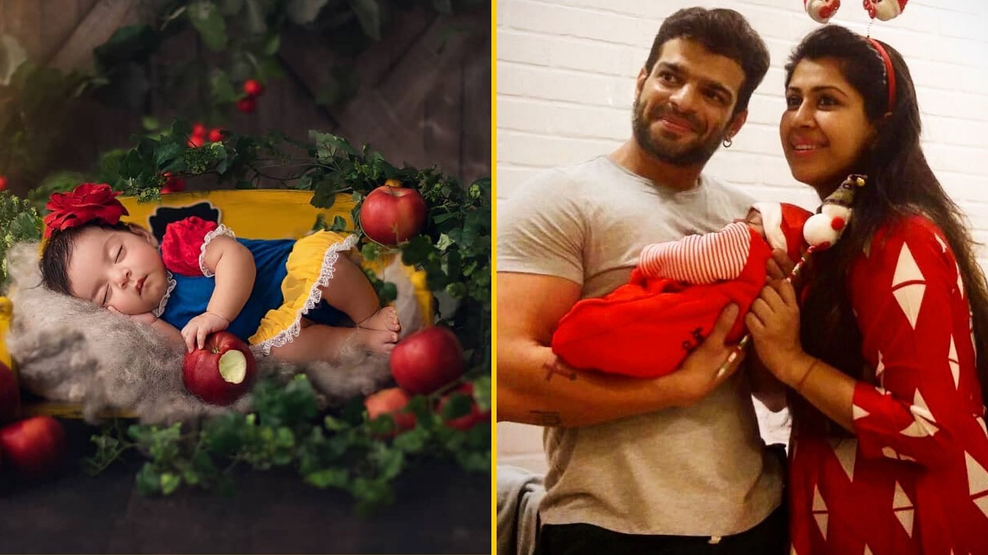 Jay Bhanushali and Karan Patel both shared first photos of their daughters on Christmas.