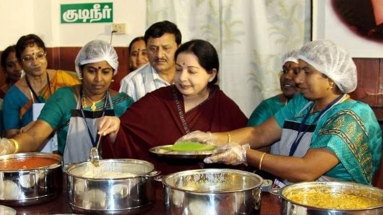 Tamil Nadu government has set aside Rs 100 crore for Amma Unavagam, the subsidised canteens, in its election year budget.&nbsp;