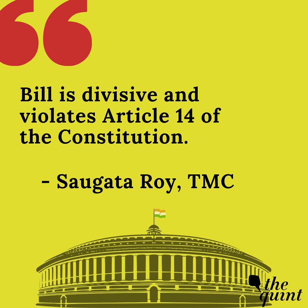 Leaders opposed the introduction of the Bill, arguing that it violates fundamental articles of the Constitution.