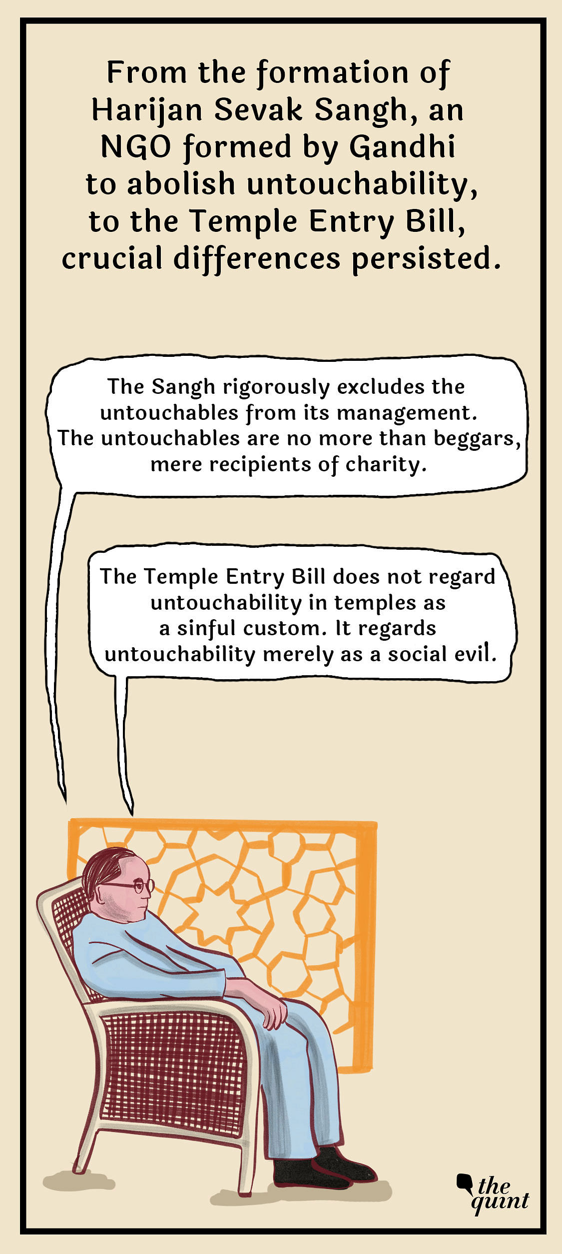 Graphic Novel:  Ambedkar’s Discord With Gandhi Over Untouchability