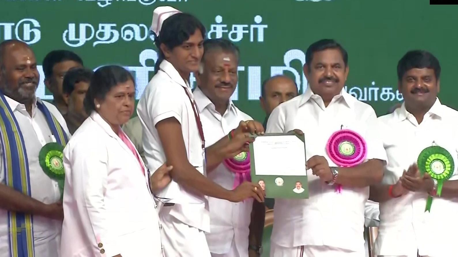 Anbu Ruby received the appointment order from Chief Minister Edappadi K Palaniswami and Health Minister C Vijayabaskar.