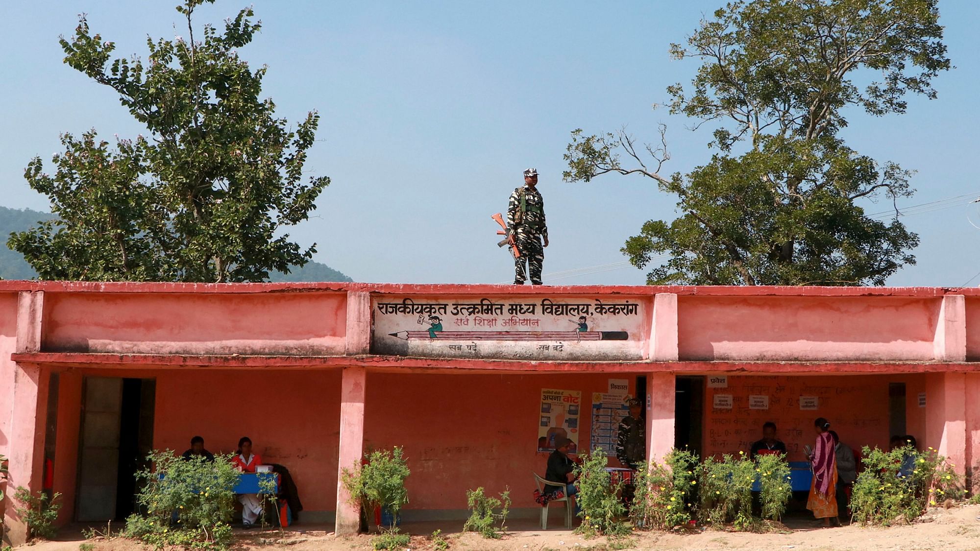 A security personnel on election duty in Jharkhand. Image used for representation.