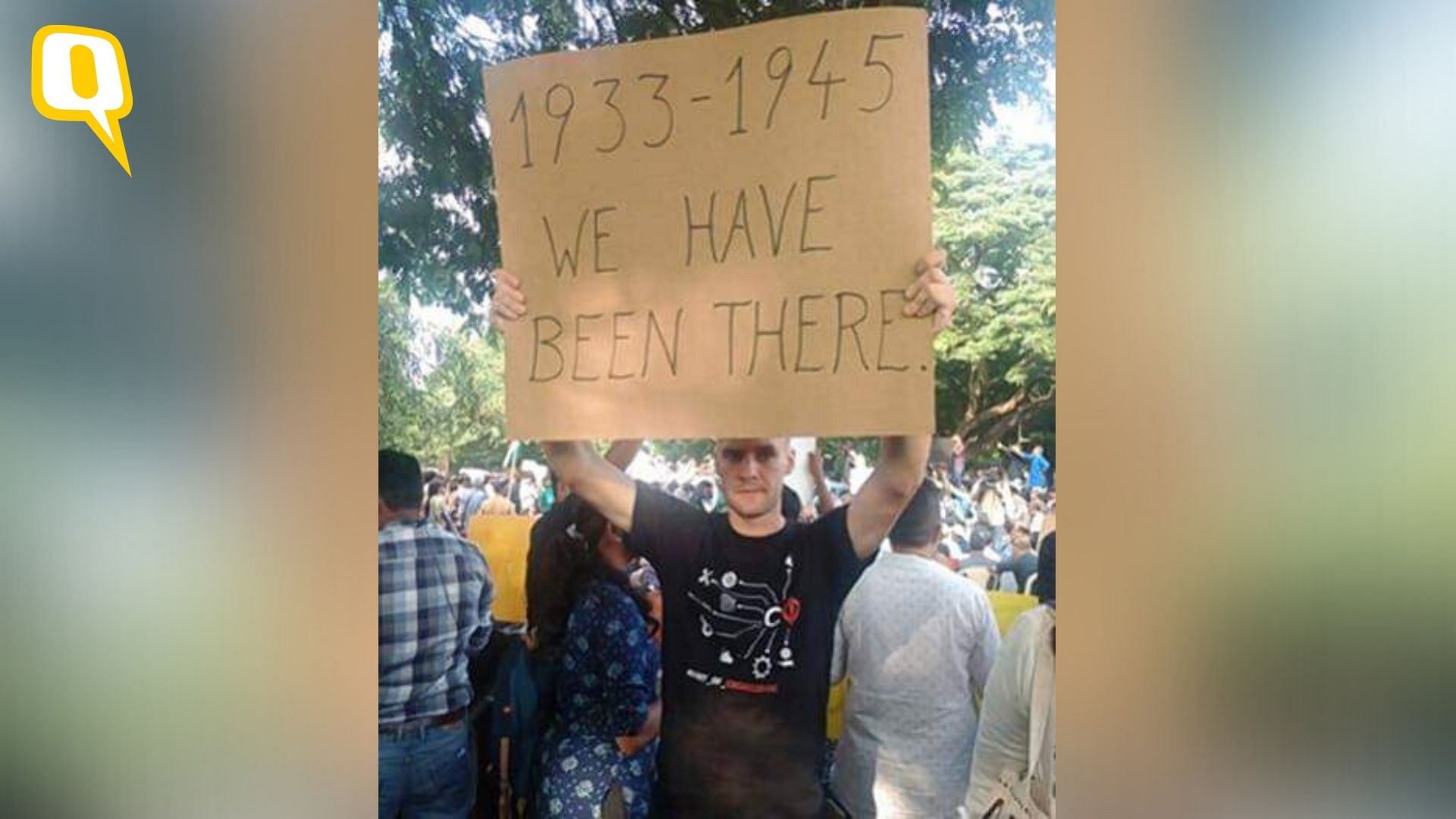 Jackbok Lindenthal only had a semester left at IIT Madras when the immigration department asked him to leave the country, due to his participation in anti-CAA protests.&nbsp;