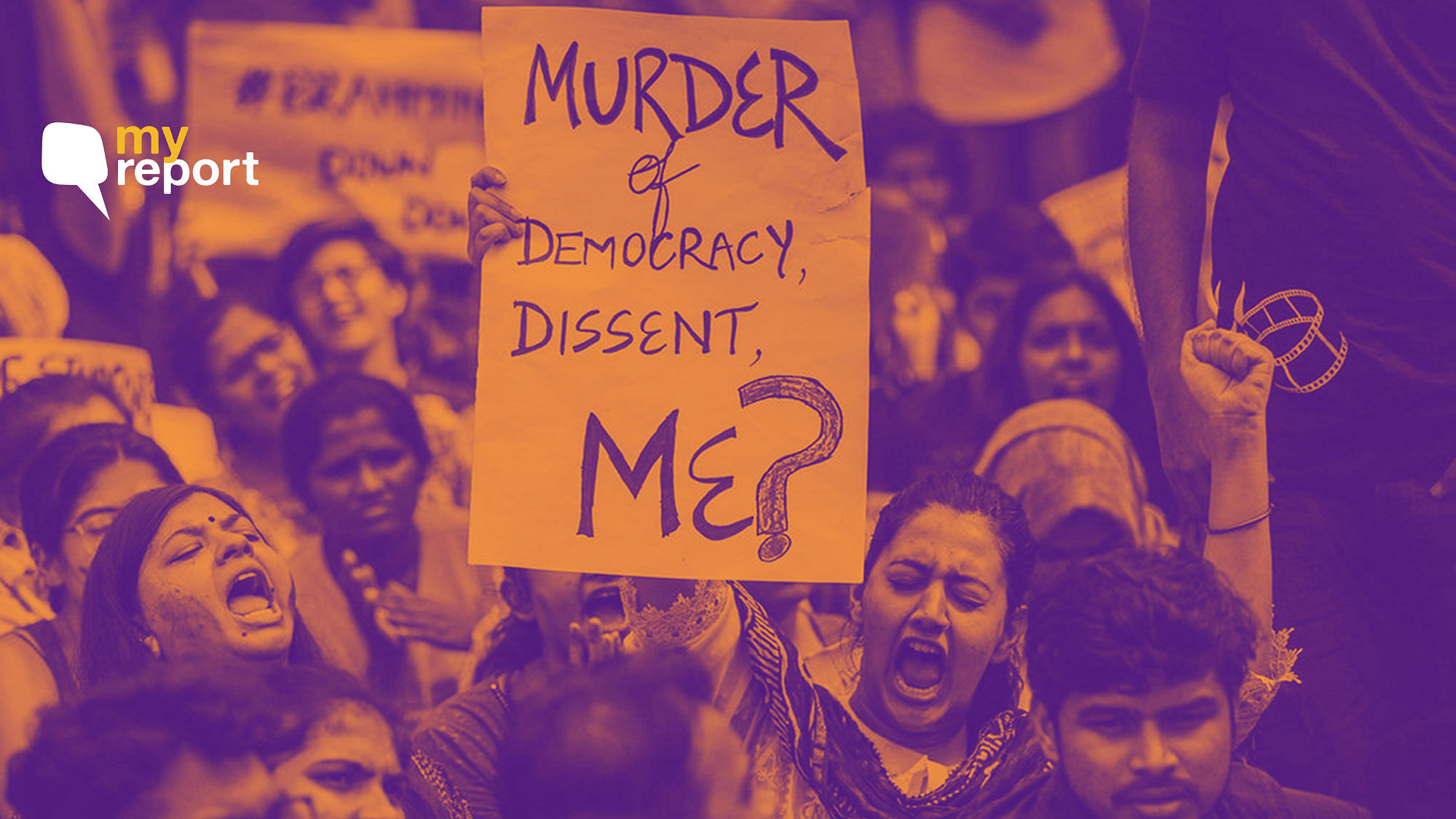 TISS, Mumbai students protest against the Citizenship Amendment Act on 16 December, 2019.&nbsp;