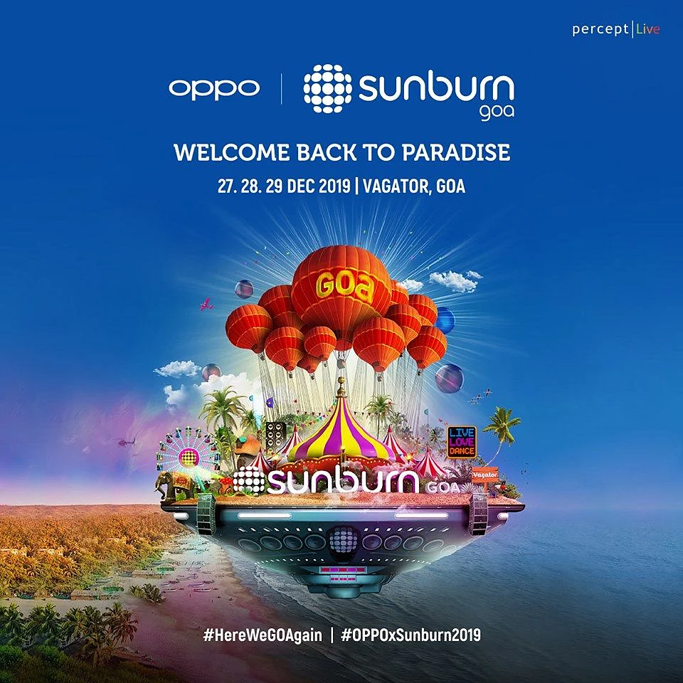 Capture OPPO Sunburn Goa 2019 Music Festival with Reno2