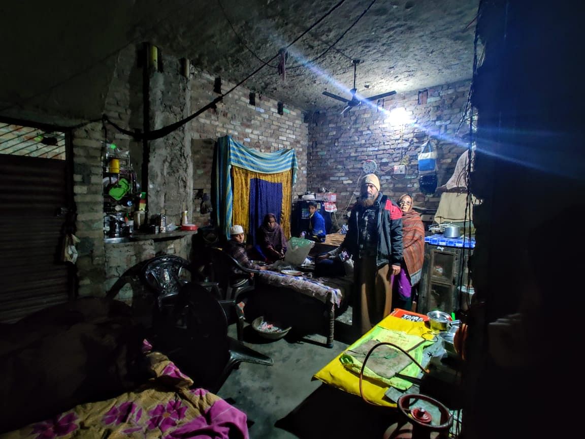 Anas’s home in Wassbah mohalla near Agency chowk in Bijnore.